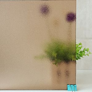 Brown Nashiji geprägtes Musterglas