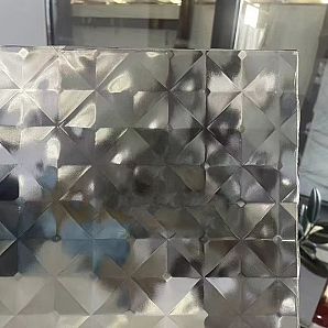 Eiszapfen-Musterglas