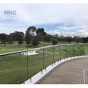 Gehärtetes Glas Zaun & Geländer Glas