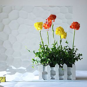 Wasserwürfel Sichtschutzglasfenster