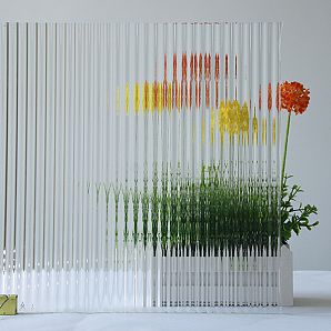 Wellenförmiges Spotlight-Glas