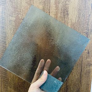 Graues Chinchilla-gemustertes Glas