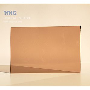 Goldbronze farbige Glasplatten