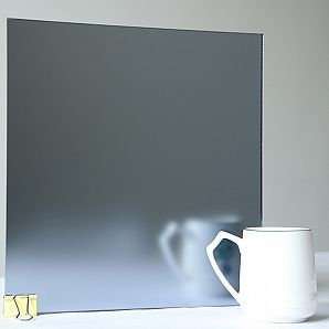 Graue Satin-Ätzspiegel für Treppen, Dekorglanz 35 %