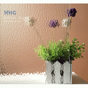 Gehämmerte Kabinettglasscheibe