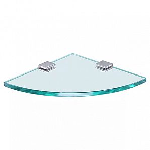 Badezimmerregal aus gehärtetem Glas